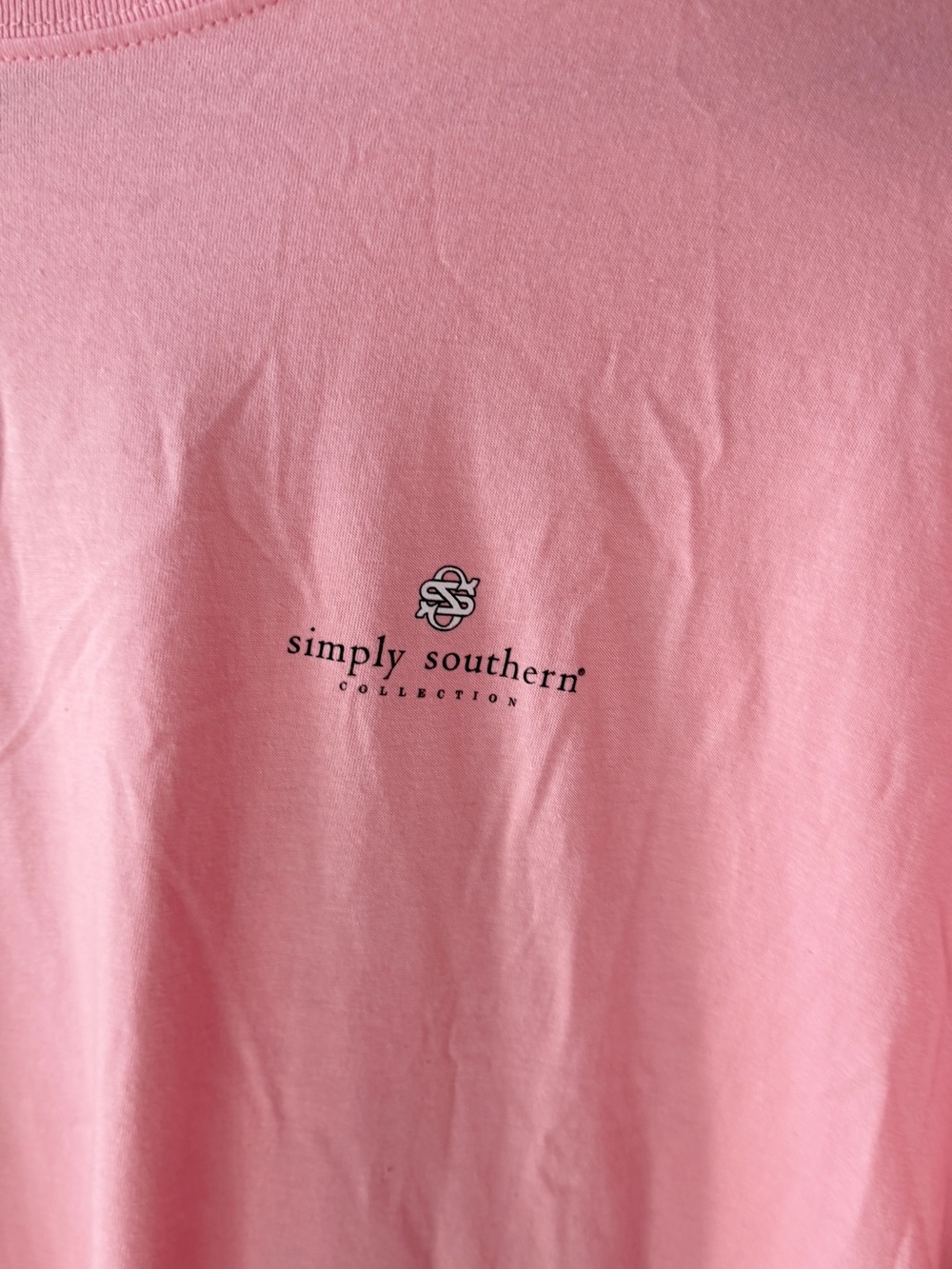 Simply Southern Light Pink Long Sleeve Tee - Picture 3 of 5